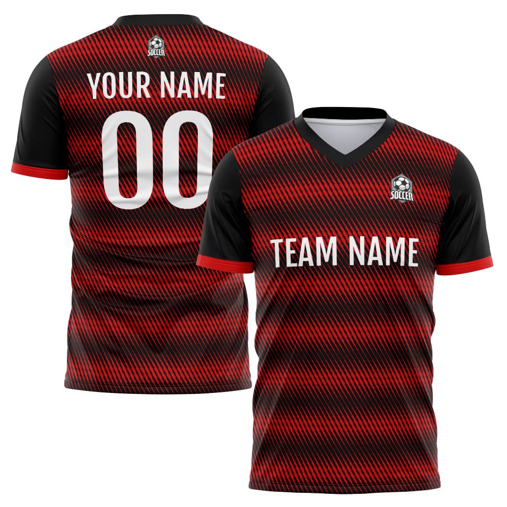 Breathable Quick Dry Soccer Jerseys Custom Name