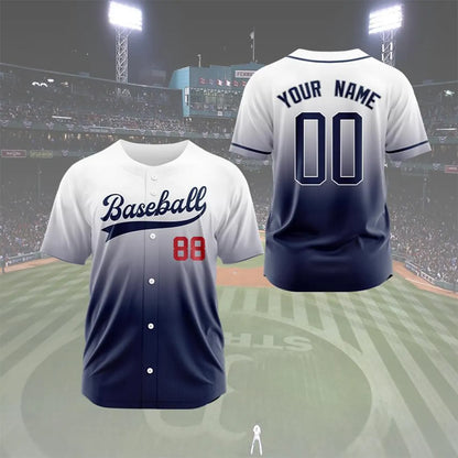 Personalized Baseball Jersey: Custom Team Uniform - Men, Women, Youth