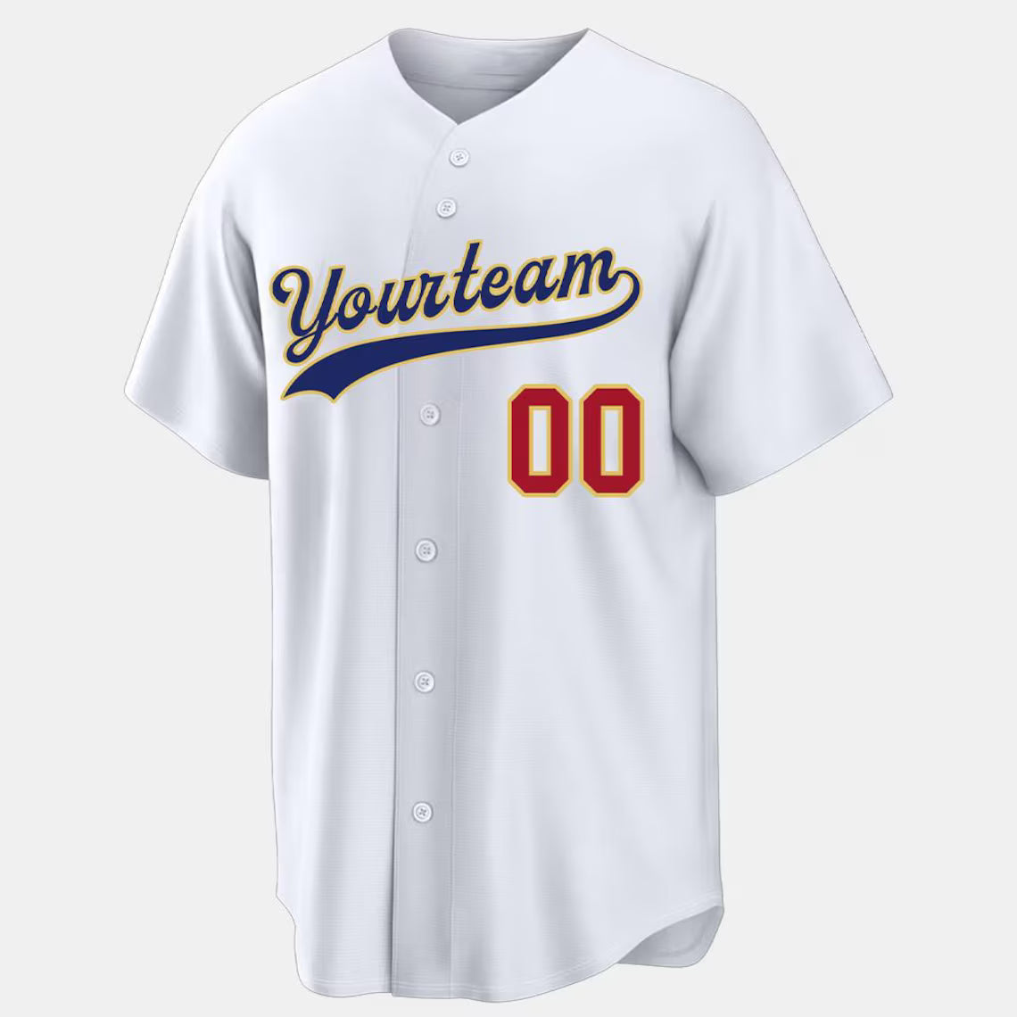 Personalized Baseball Jersey, Custom Name/Number, Team Uniform.