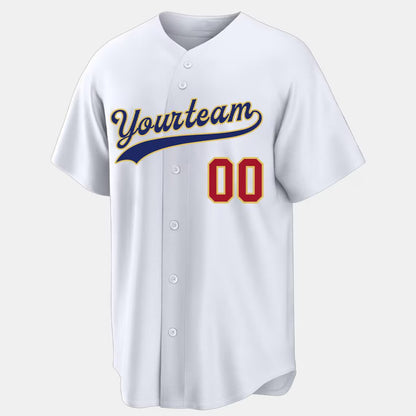 Personalized Baseball Jersey, Custom Name/Number, Team Uniform.