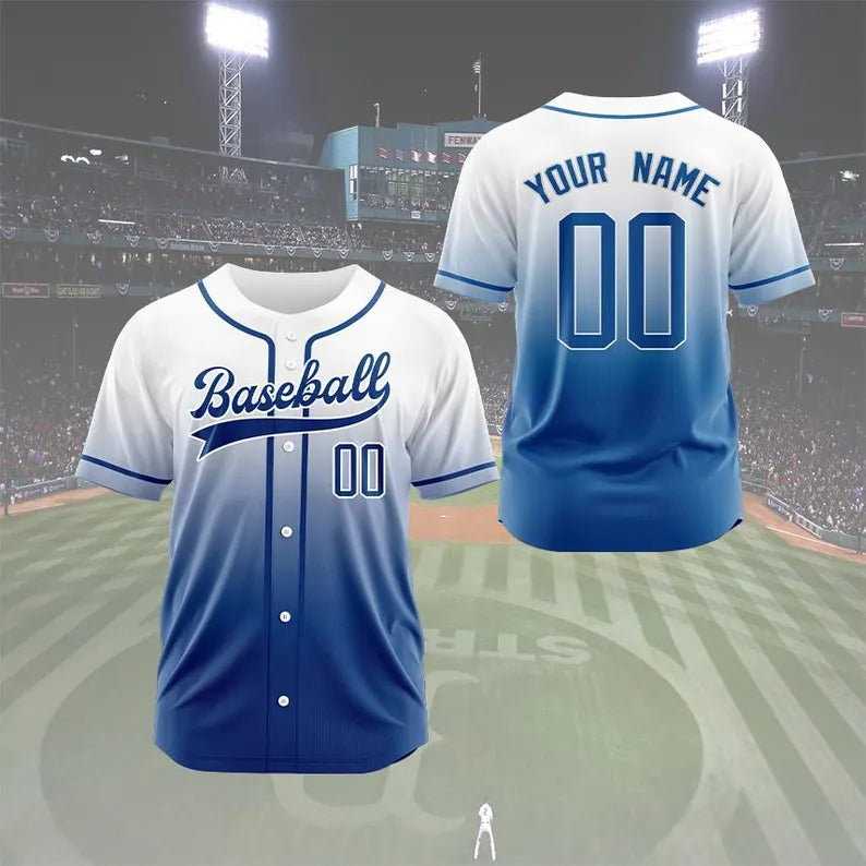 Personalized Baseball Jersey: Custom Team Uniform - Men, Women, Youth