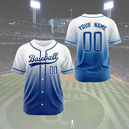 Personalized Baseball Jersey: Custom Team Uniform - Men, Women, Youth