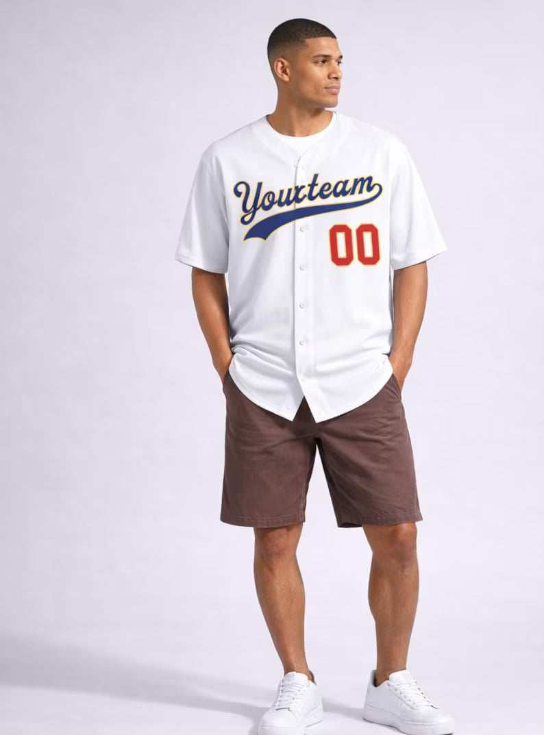 Personalized Baseball Jersey, Custom Name/Number, Team Uniform.