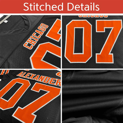 stitched Custom Retro American Football Jersey Tracksuit